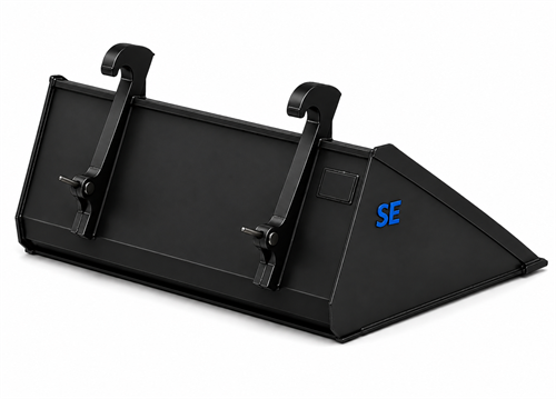 SMS Egalisatiebak #1300mm, Schuine rugplaat
